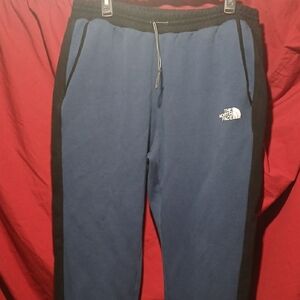 The North Face Men's Navy and Black Joggers